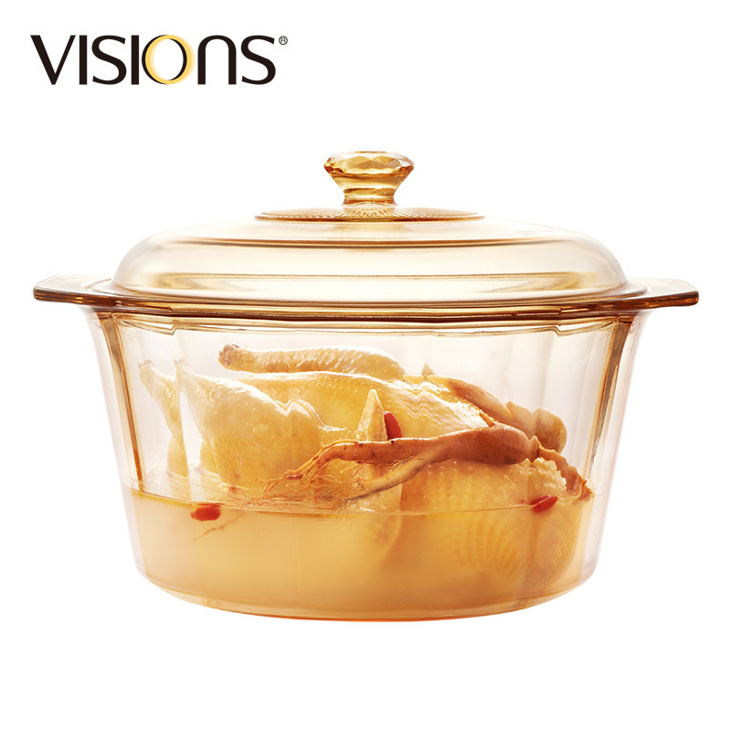 康宁VISIONS 璀璨晶钻透明玻璃锅VS5-DI