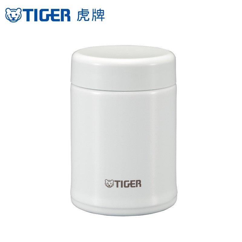 虎牌(tiger) 焖烧杯MCA-A25C便携创意304不锈钢女士迷你儿童可爱保温杯子250ml 奶白色(WI)