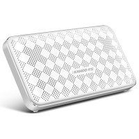 iKANOO/卡农 i908刀锋蓝牙插卡音箱,超薄便携户外运动蓝牙音响 优雅白