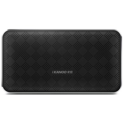 iKANOO/卡农 i908刀锋蓝牙插卡音箱,超薄便携户外运动蓝牙音响 爵士黑