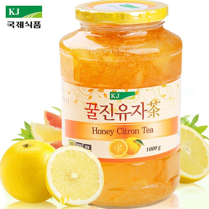 韩国进口 KJ蜂蜜柚子茶 1000g