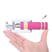罗凡尼 自拍杆 手机通用 粉色