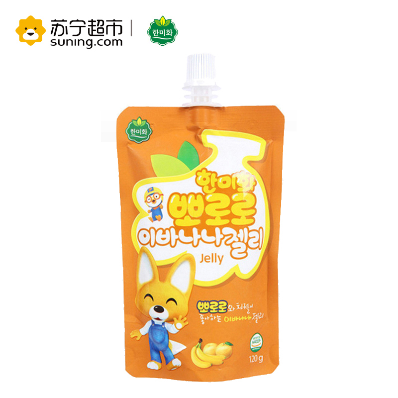 韩美禾 啵乐乐香蕉果冻120g 韩国进口