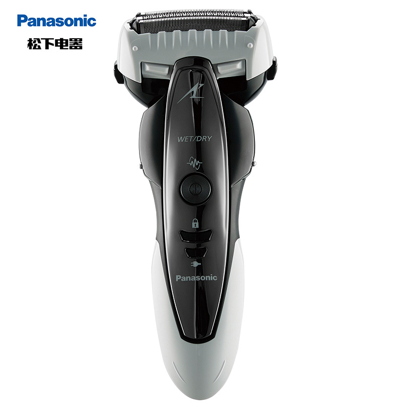 松下Panasonic剃须刀电动男往复式三刀头ES-ST29 充电式胡须刀全身水洗干湿两用刮胡刀