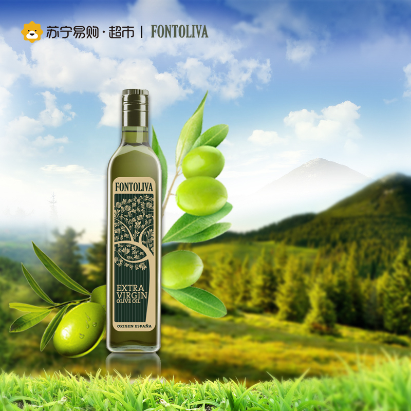 FONTOLIVA福莱亚 特级初榨 橄榄油1*1L 食用油