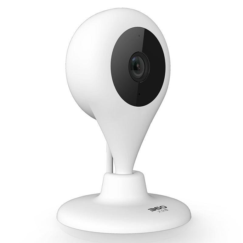 360智能摄像机大众版 D600 小水滴 高清 大广角 WIFI摄像头 双向通话 远程监控 哑白