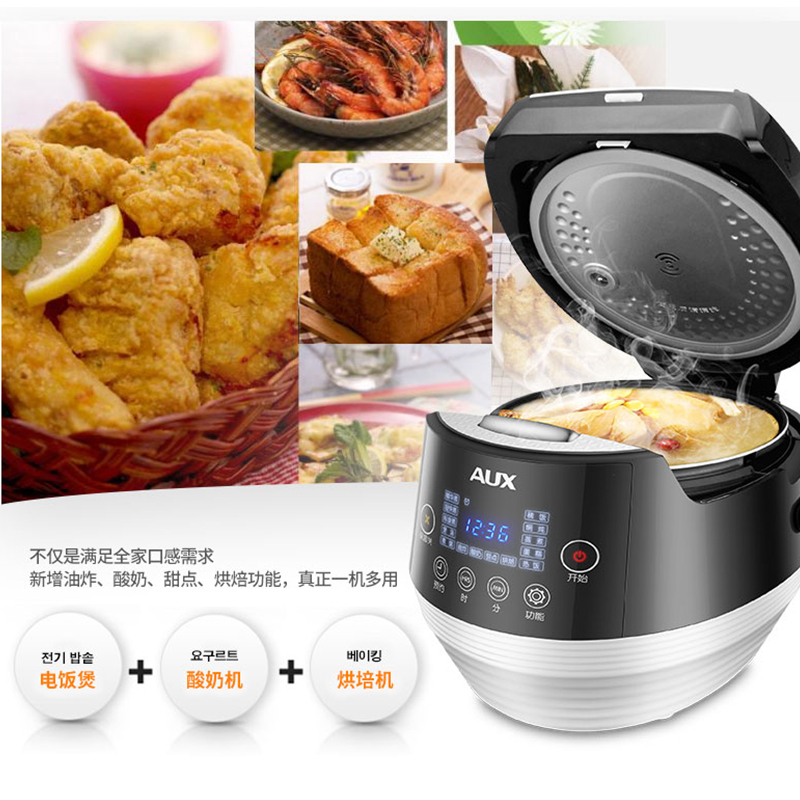 奥克斯(AUX) WF-Y4002S 触屏操作 24H智能预约 韩式电饭煲/电饭锅 4L