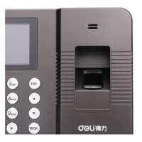 得力(deli)考勤机3960考勤机 打卡机签到机免安装软件指纹式彩色屏