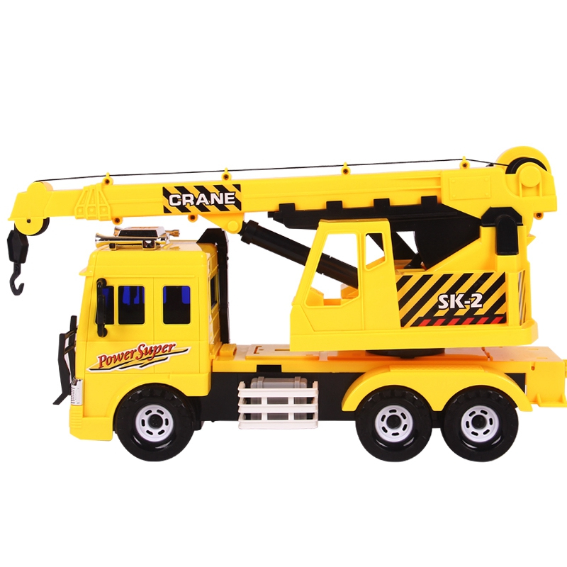 乐飞(LEFEI)城市工程车系列 9915重型起吊车 儿童惯性仿真工程车玩具3-6岁 男孩模型玩具工程运输车