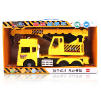 乐飞(LEFEI)音乐工程车系列 5887重型起吊车大号 儿童惯性仿真工程车玩具3-6岁 男孩模型玩具汽车