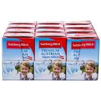 Salzburger 萨尔茨堡 草莓风味牛奶 12*200ml/箱 奥地利进口