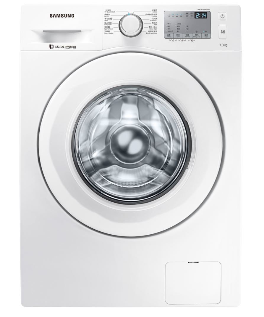 三星洗衣机WW70J4233KW/SC(XQG70-70J4233KW) 7公斤 滚筒洗衣机