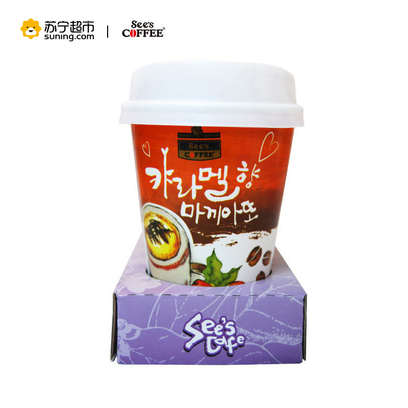 禧滋焦糖玛奇朵风味咖啡固体饮料30g*4