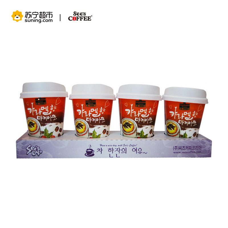 禧滋焦糖玛奇朵风味咖啡固体饮料30g*4