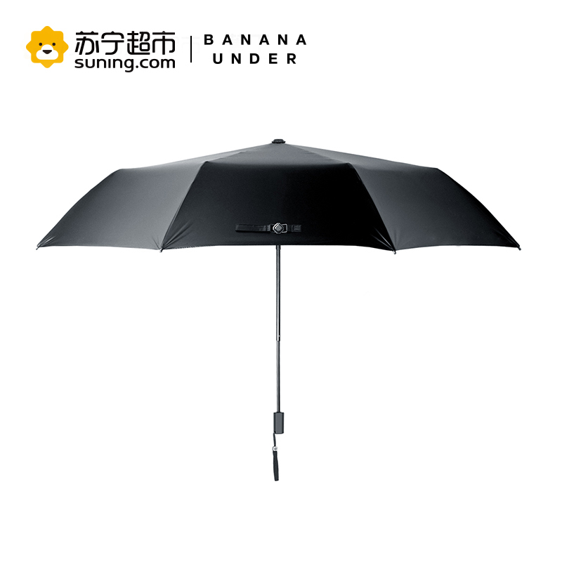 [苏宁易购超市]BananaUmbrella蕉下双层 小黑伞系列三折 防晒晴雨太阳伞遮阳伞 夜莺 花眠 诗馥