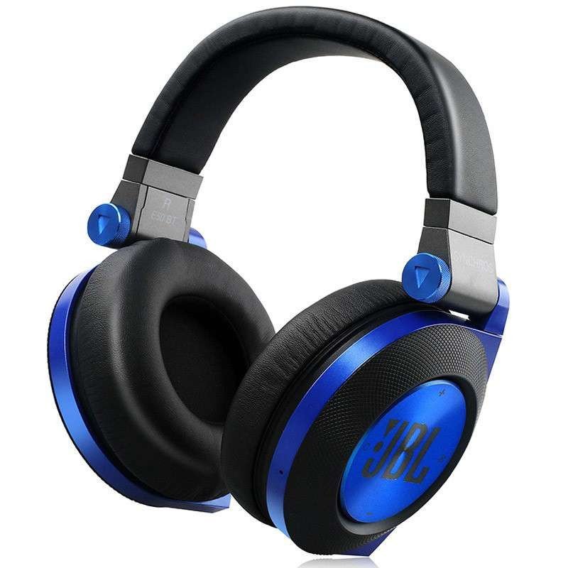 JBL E50BT 可折叠 头戴式蓝牙耳机 音乐耳机 蓝色