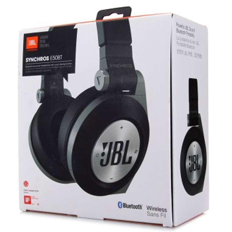 JBL E50BT 可折叠 头戴式蓝牙耳机 音乐耳机 蓝色