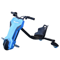 爱奇E族 电动三轮车 儿童漂移车 智能平衡车扭扭车代步车 六一特惠 天蓝色
