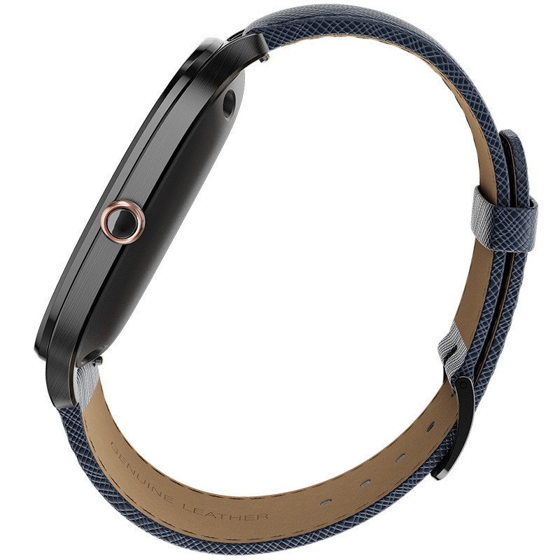 华硕ASUS 智能手表 ZenWatch2海军蓝(黑表盘+蓝色皮革表带)