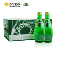 法国 巴黎水perrier 含气天然矿泉水 原味330ml*24