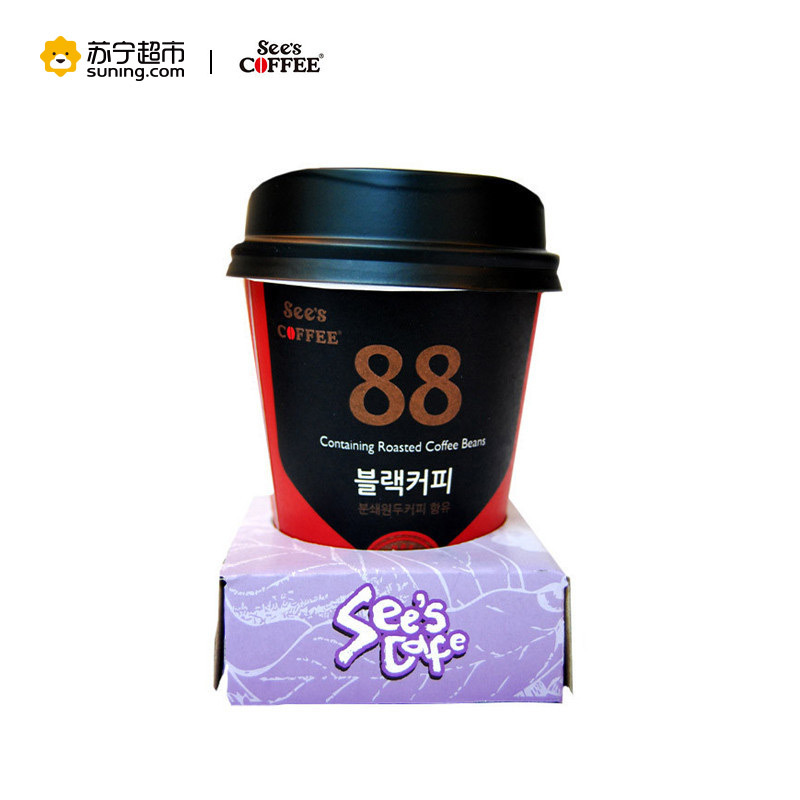 韩国原装进口禧滋速溶黑咖啡2g*4