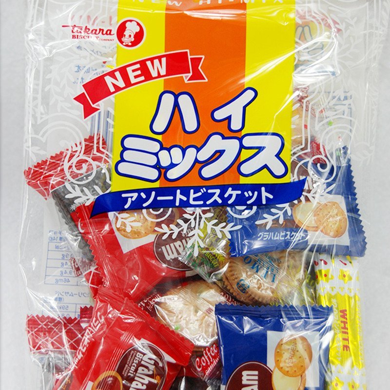 宝制果 日本原装进口饼干 新混合夹心饼干230g 休闲零食