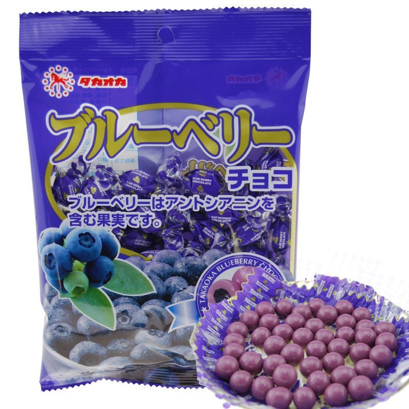 日本高岗牌蓝莓巧克力71g