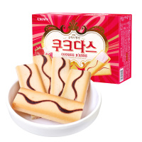 可来运草莓奶油奶酪夹心饼干144g 韩国进口