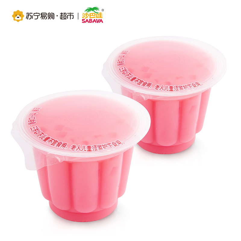 Sabava沙巴哇椰果布丁草莓味(3个)360g