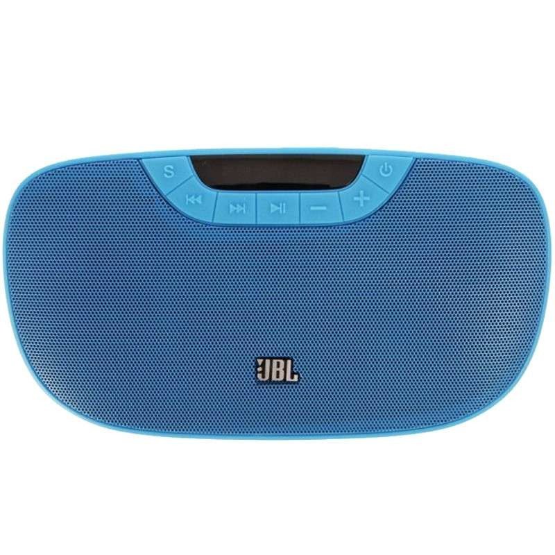 JBL SD-21 便携式多功能插卡音箱 户外多功能音响 蓝色