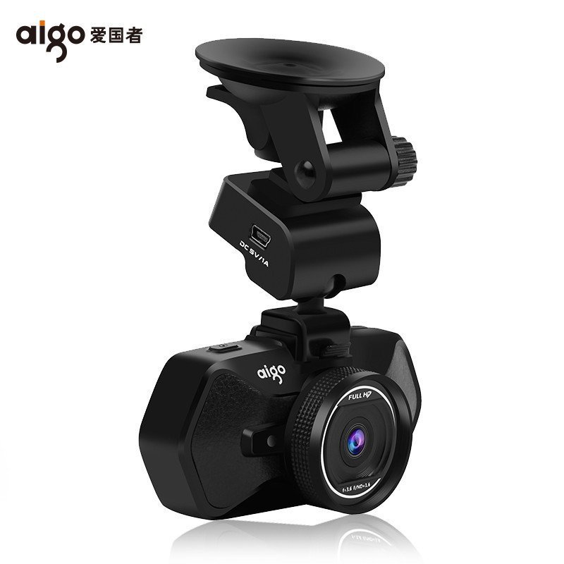 爱国者(aigo)D66行车记录仪 高清夜视1296P大广角安霸A7芯片 停车监控 标配+32GTF卡