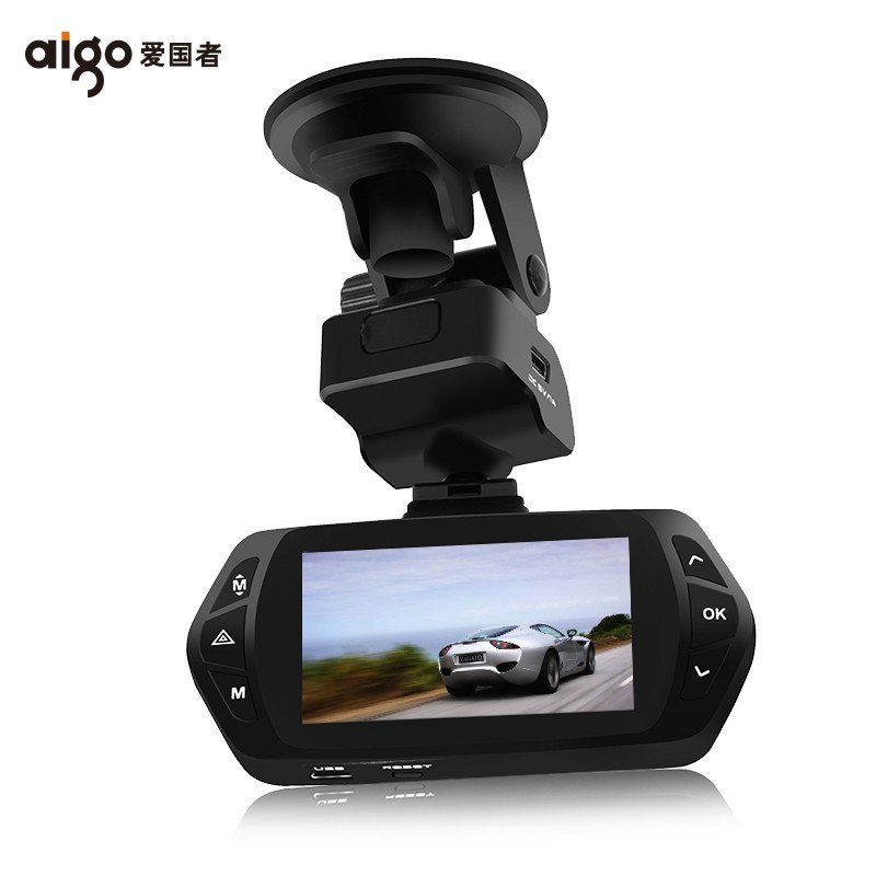 爱国者(aigo)D66行车记录仪 高清夜视1296P大广角安霸A7芯片 停车监控 标配+32GTF卡