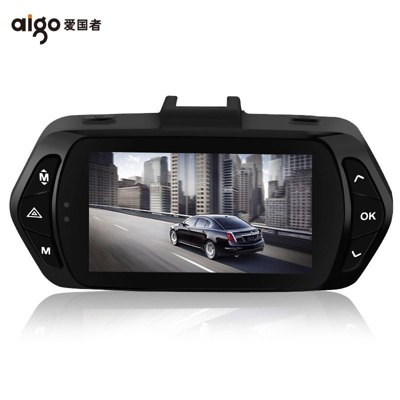 爱国者(aigo)D66行车记录仪 高清夜视1296P大广角安霸A7芯片 停车监控 标配+32GTF卡