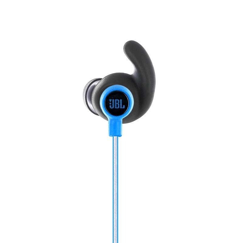 JBL reflect mini入耳式迷你线控运动跑步耳机 手机通用带麦耳机 蓝色