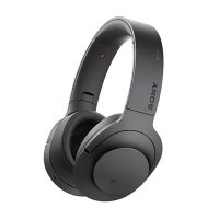 索尼(SONY)无线降噪立体声耳机MDR-100ABN(炭黑色) 可折叠头戴式降噪NFC蓝牙耳机