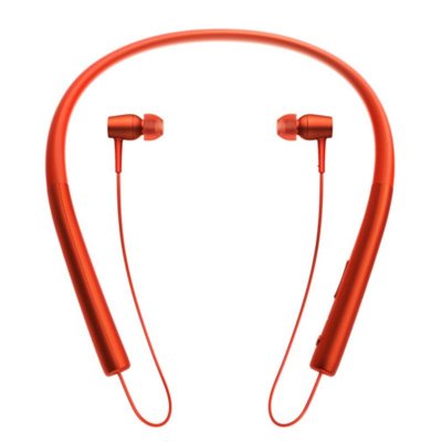 索尼(SONY)无线立体声耳机MDR-EX750BT(朱砂红色) 入耳式 有线控 蓝牙NFC功能
