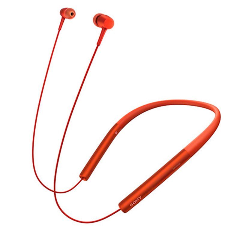 索尼(SONY)无线立体声耳机MDR-EX750BT(朱砂红色) 入耳式 有线控 蓝牙NFC功能