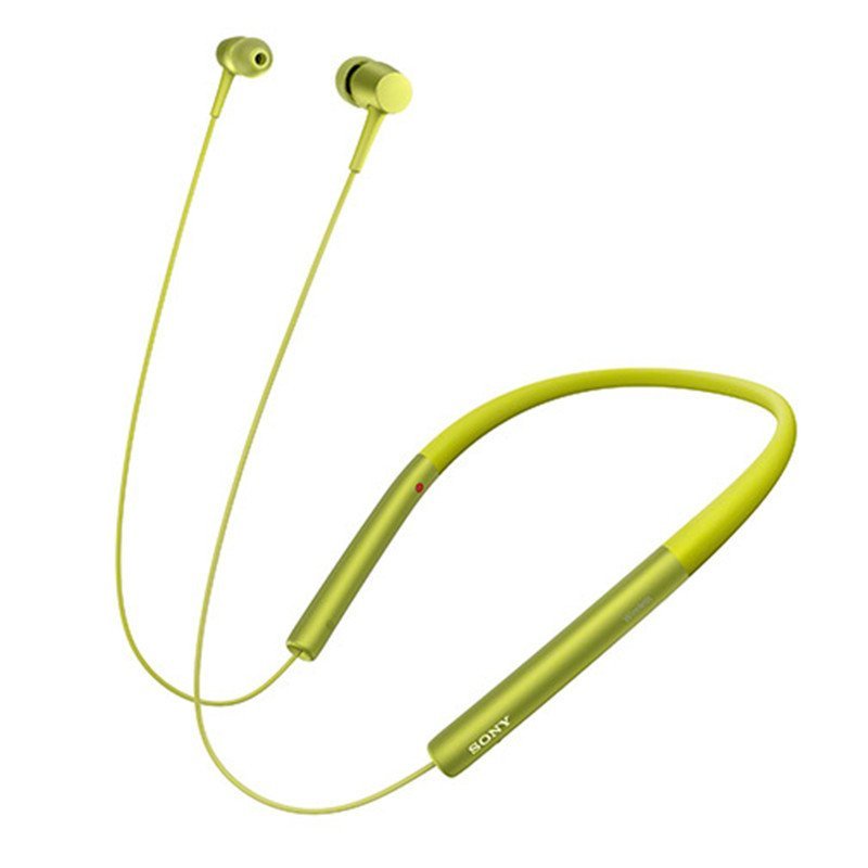 索尼(SONY)无线立体声耳机MDR-EX750BT(柠檬黄色) 蓝牙NFC