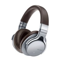 索尼(SONY) 触控高品质无线立体声耳机 MDR-1ABT(银色) 可折叠耳罩 头戴式 NFC 蓝牙耳机