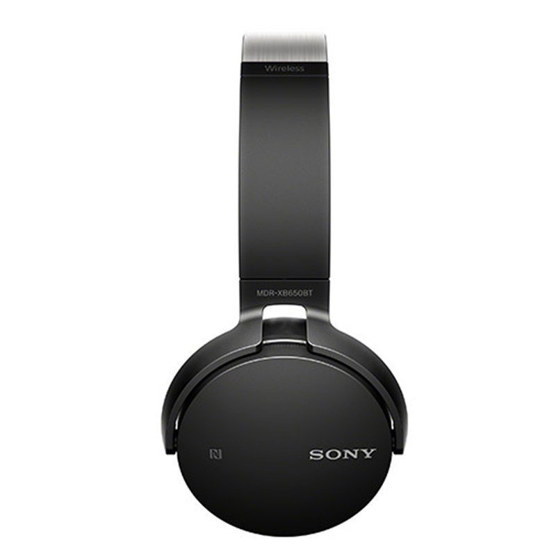 索尼(SONY)重低音无线立体声耳机MDR-XB650BT(黑色) 头戴式旋转轴设计 NFC 蓝牙耳机高清大图