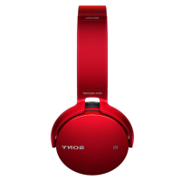 索尼(SONY)重低音无线立体声耳机MDR-XB650BT(红色) 头戴式旋转轴设计 NFC 蓝牙耳机