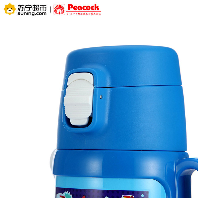日本孔雀(peacock)SSB-400(A)儿童保温杯吸管杯真空医用级316不锈钢超长保温宝宝专用水壶
