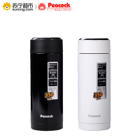 日本孔雀(peacock) WBA-35(B)真空不锈钢保温杯办公商务超长保温杯 黑色 350ml