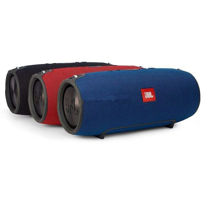 JBL Xtreme 音乐战鼓 高品质立体声 双外部加强低音 蓝牙户外音箱 (蓝色)