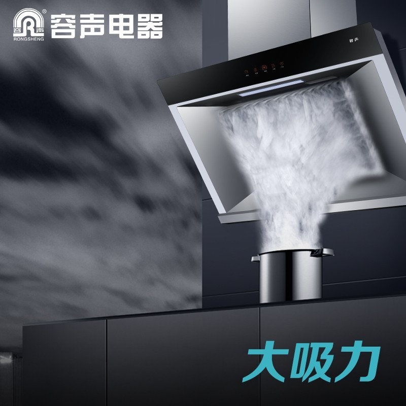 Ronshen/容声 抽油烟机侧吸式电器吸油烟机 CXW-218-RS03PA 一级能效大风量
