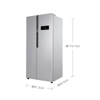 TCL冰箱 BCD-430WEZ50 430升对开门冰箱 风冷无霜 电脑智能控温大容积冰箱 20个独立分区 实惠家用