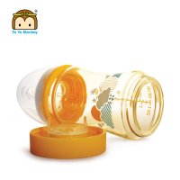 优优马骝（yoyomonkey） PPSU防胀气宽口奶瓶180ML，MS2065