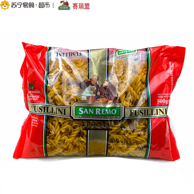 Sanremo赛瑞盟55#螺丝通心粉500克