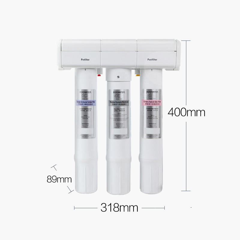 怡口(ECOWATER)厨下式直饮净水器800GPRO反渗透膜