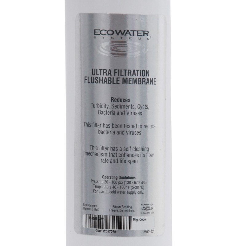 ECOWATER美国怡口净水器超滤膜滤适用于芯800FFDC 800F1DC